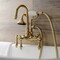 Kingston Brass AE7T7 Wall Mount Clawfoot Tub Faucet, Brushed Brass AE7T7 - alternate 3